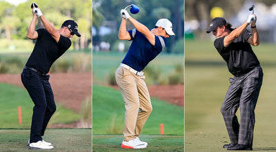 Rory Mcilroy Phil Mickelson and Adam Scott Backswing